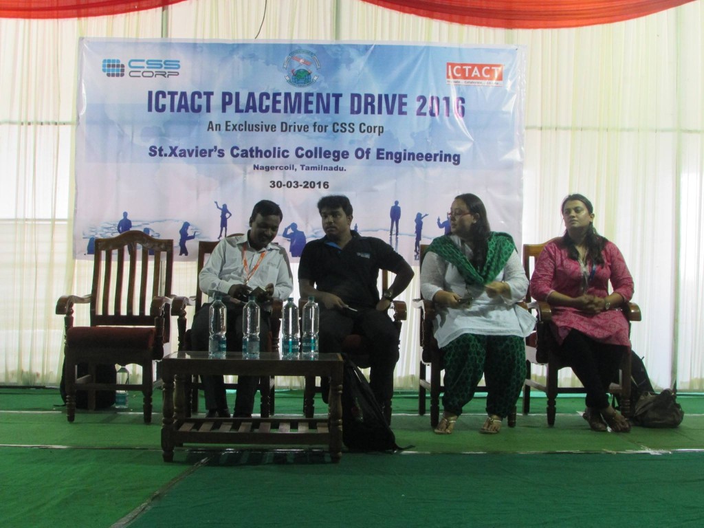 Nagercoil region who participated at ICTACT Placement Drive