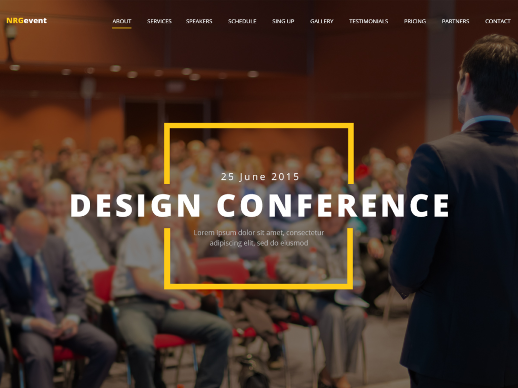 NRGevent - Conference & Event Theme