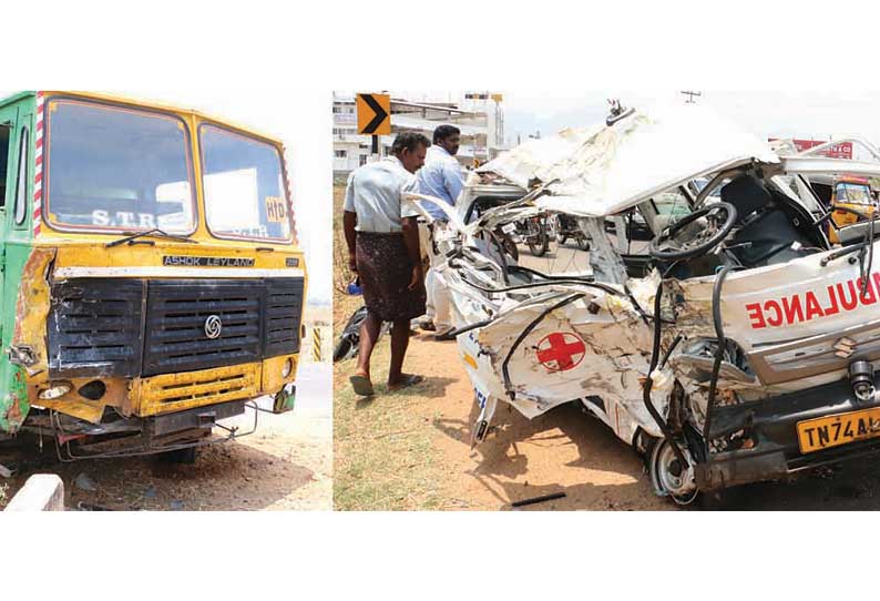 Ambulance-near-Nagercoil-accident