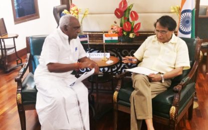 Airport Project Discussion with Suresh Prabhu Minister